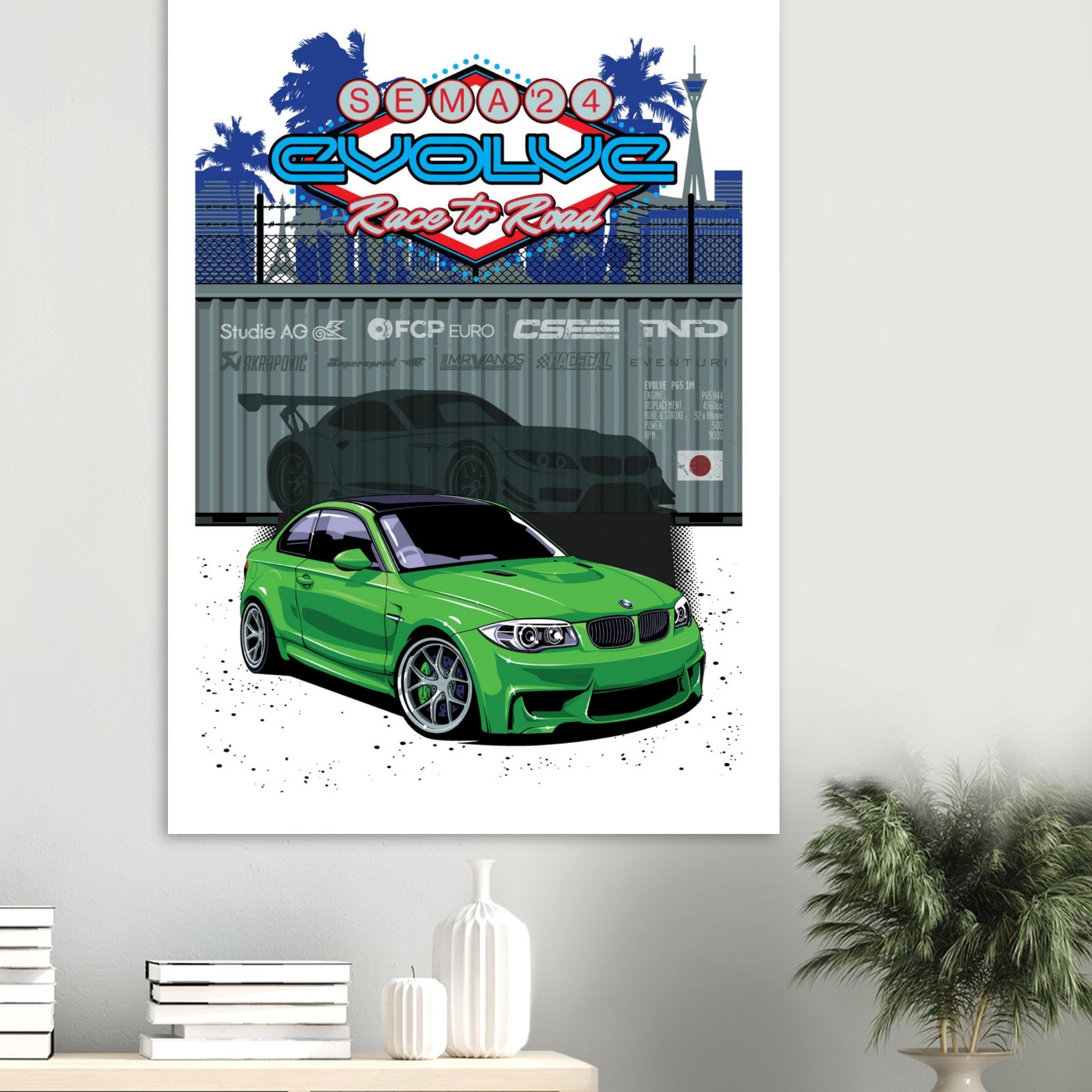 Evolve SEMA Design Matte Paper Poster - Evolve Automotive